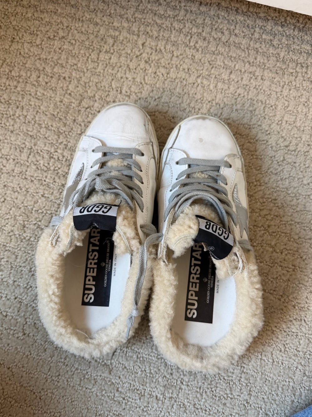 Golden Goose Superstar Sneakers (original price - $495)